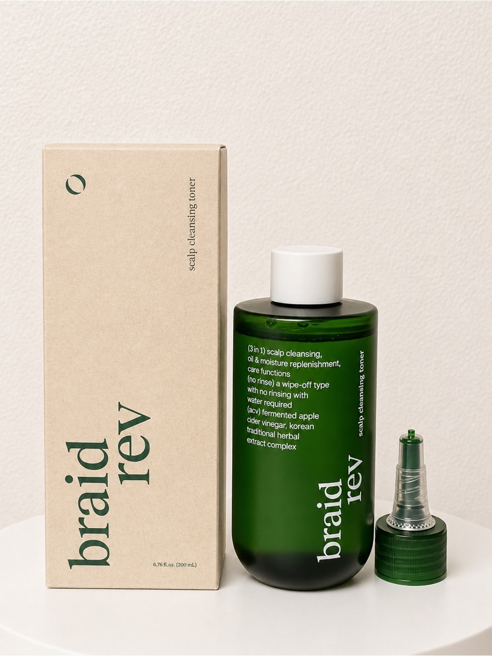Braid Rev Scalp Cleansing Toner — Green
